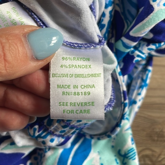 Lilly Pulitzer Paulina Jumpsuit Royal Purple Koalafications print Size L NWOT - Picture 15 of 16